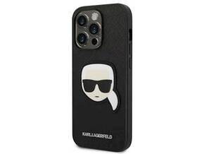 Karl Lagerfeld Klhcp14lsapkhk za iPhone 14 pro črna zaščita - karls head