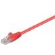 Goobay mrežni kabel LAN UTP 1,5M CAT5e PATCH CABLE RJ45, rdeč
