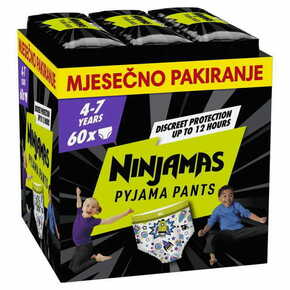 PAMPERS Pleničke hlače Ninjamas Pajama Pants Spaceships