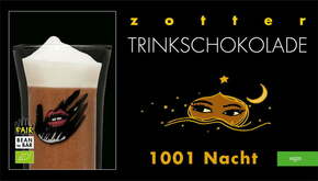Zotter Schokoladen Bio vroča čokolada - "1001 noč"
