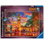 WEBHIDDENBRAND Ravensburger Puzzle - Sončni zahod ob Big Benu 1000 kosov