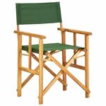 shumee Režiserski stol trden akacijev les zelen
