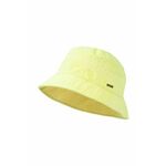 Otroški bombažni klobuk Jamiks HAYDEN rumena barva - rumena. Otroški klobuk iz kolekcije Jamiks. Model z ozkim robom, izdelan iz enobarvnega materiala.