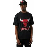 New Era Majice črna L Nba Chicago Bulls Script Mesh