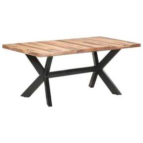 Shumee Jedilna miza 180x90x75 cm trden les s finišem iz palisandra
