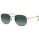 Ray-Ban Hexagonal Flat Lenses RB3548N 91233M L (54) Zlata/Modra