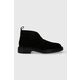 Čevlji iz semiša Gant Fairwyn moški, črna barva, 27643407.G00 - črna. Čevlji iz kolekcije Gant. Model je izdelan iz semiš usnja. Model z gumijastim podplatom, ki je trpežen in odporen na poškodbe.