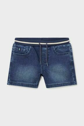 Kratke hlače za dojenčka Mayoral soft denim - modra. Kratke hlače za dojenčka iz kolekcije Mayoral. Model izdelan iz jeansa.