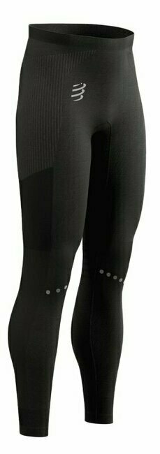 Compressport Winter Running Legging M Black XL Tekaške hlače/pajkice