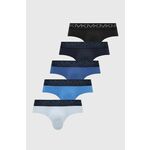 Moške spodnjice Michael Kors (5-pack) moške, mornarsko modra barva - mornarsko modra. Spodnje hlače iz kolekcije Michael Kors. Model izdelan iz gladke, udobne pletenine. V kompletu je pet parov.