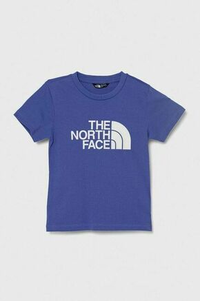 Otroška kratka majica The North Face EASY TEE vijolična barva - vijolična. Otroška kratka majica iz kolekcije The North Face