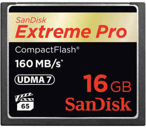 SanDisk CompactFlash 16GB spominska kartica