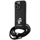 Etui za telefon Karl Lagerfeld iPhone 15 Pro Max 6.7" črna barva - črna. Etui za telefon iz kolekcije Karl Lagerfeld. Model izdelan iz kombinacije različnih materialov.