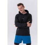 Nebbia Long-Sleeve T-shirt with a Hoodie Black L Fitnes majica