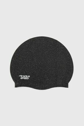 Plavalna kapa Aqua Speed Reco črna barva - črna. Plavalna kapa iz kolekcije Aqua Speed. Model izdelan iz silikona.
