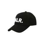 Bombažna bejzbolska kapa BALR črna barva - črna. Kapa s šiltom vrste baseball iz kolekcije BALR. Model izdelan iz materiala z nalepko.