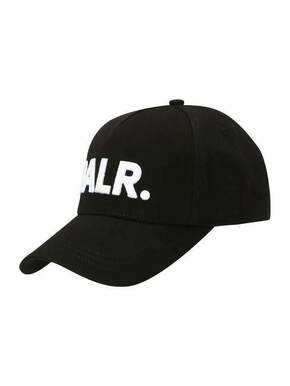 Bombažna bejzbolska kapa BALR črna barva - črna. Kapa s šiltom vrste baseball iz kolekcije BALR. Model izdelan iz materiala z nalepko.
