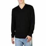 Volnen pulover Calvin Klein moški, črna barva - črna. Pulover iz kolekcije Calvin Klein. Model izdelan iz enobarvne pletenine. Zaradi svoje visoke termoregulacijske sposobnosti vam volna pomaga ohranjati toploto, ko je hladno, in svežino, ko je...
