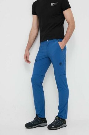 Outdooor hlače Mammut Runbold Zip Off - modra. Outdooor hlače iz kolekcije Mammut. Model izdelan iz materiala