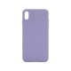 Chameleon Apple iPhone XS Max - Silikonski ovitek (liquid silicone) - Soft - Lavender Gray