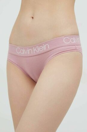 Spodnjice Calvin Klein Underwear roza barva - roza. Spodnjice iz kolekcije Calvin Klein Underwear. Model izdelan iz elastične