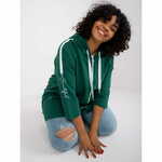 RELEVANCE Ženska potiskana plus size majica MILEY temno zelena RV-BL-6796.86_381995 Univerzalni
