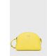 Torbica Calvin Klein rumena barva - rumena. Majhna torbica iz kolekcije Calvin Klein. Model na zapenjanje, izdelan iz ekološkega usnja. Lahek in udoben model, idealen za vsakodnevno nošenje.