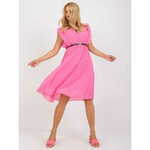 ITALY MODA Ženska obleka MARINE pink DHJ-SK-N13198-1.22_387177 Univerzalni