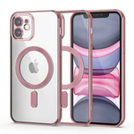 Tech-protect Magshine MagSafe ovitek za iPhone 11, roza