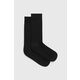 Nogavice BOSS moški, črna barva - črna. Visoke nogavice iz kolekcije BOSS. Model izdelan iz elastičnega materiala.