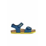 Geox otroški sandali - modra. Sandali iz kolekcije Geox. Model narejen iz ekološkega usnja.