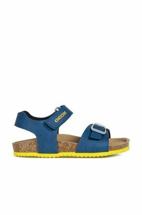 Geox otroški sandali - modra. Sandali iz kolekcije Geox. Model narejen iz ekološkega usnja.