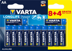 Varta baterija Longlife Power 8+4 AA 4906121472