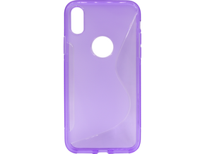 Chameleon Apple iPhone X / XS - Gumiran ovitek (TPU) - vijolično-prosojen SLine