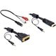 Kabel DVI 18+1 Moški &gt; HDMI Moški z Audio 2m Delock