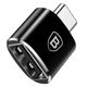 BASEUS ADAPTER TYPE-C USB/OTG BLACK
