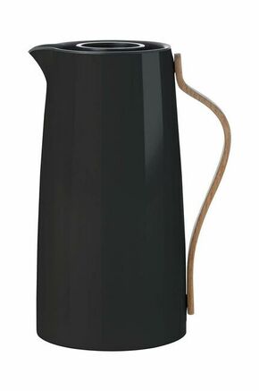 Vakuumski vrč Stelton Emma - črna. Vakuumski vrč iz kolekcije Stelton. Model izdelan iz nerjavečega jekla in umetne snovi.