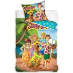 Carbotex Scooby Doo otroška posteljnina, 140 x 200 cm/70 x 90 cm, počitnice na Havajih