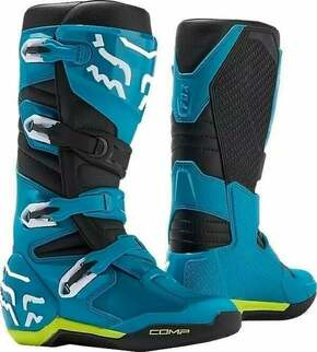 FOX Comp Boots Blue/Yellow 42