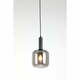Siva stropna svetilka s steklenim senčnikom ø 16 cm Lekar - Light &amp; Living
