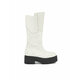 Zimski škornji Tommy Jeans Tjw Long Shaft Biker Boot EN0EN02376 Bela