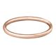 Troli Pozlačeni minimalistični prstan iz roza zlata (Obseg 54 mm)