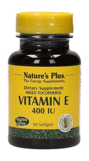 Vitamin E 400 IU-mešani tokoferoli - 60 mehkih kapsul