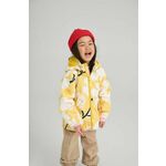 Otroška jakna Reima Anise rumena barva - rumena. Otroška jakna iz kolekcije Reima. Prehoden model, izdelan iz vzorčastega materiala. Trpežen model, ki je idealen za slabe vremenske razmere.