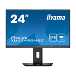 Iiyama ProLite XUB2492HSC-B5 monitor, IPS, 23.8"/24", 16:9, 1920x1080, 75Hz, pivot, USB-C, HDMI, Display port, USB