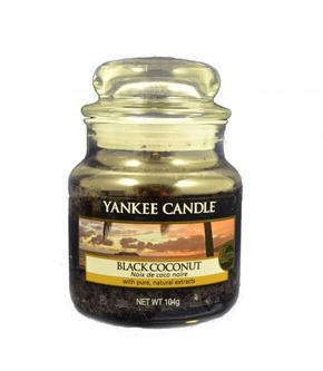 Yankee Candle dišeča sveča Črni kokos Classic 104 g
