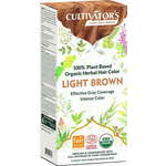"CULTIVATOR'S Organic Herbal Hair Color - Light Brown - 100 g"