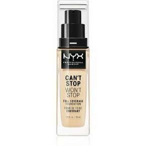 NYX Professional Makeup Can't Stop Won't Stop vodoodporen tekoči puder 30 ml odtenek 6.3 Warm Vanilla