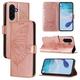 Preklopna torbica (WLGO-Butterfly) za Samsung Galaxy A37 5G, roza-zlata