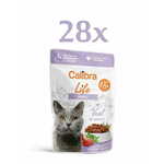 Calibra Life hrana za mačke, Adult, koščki teletine v omaki, 28 x 85 g